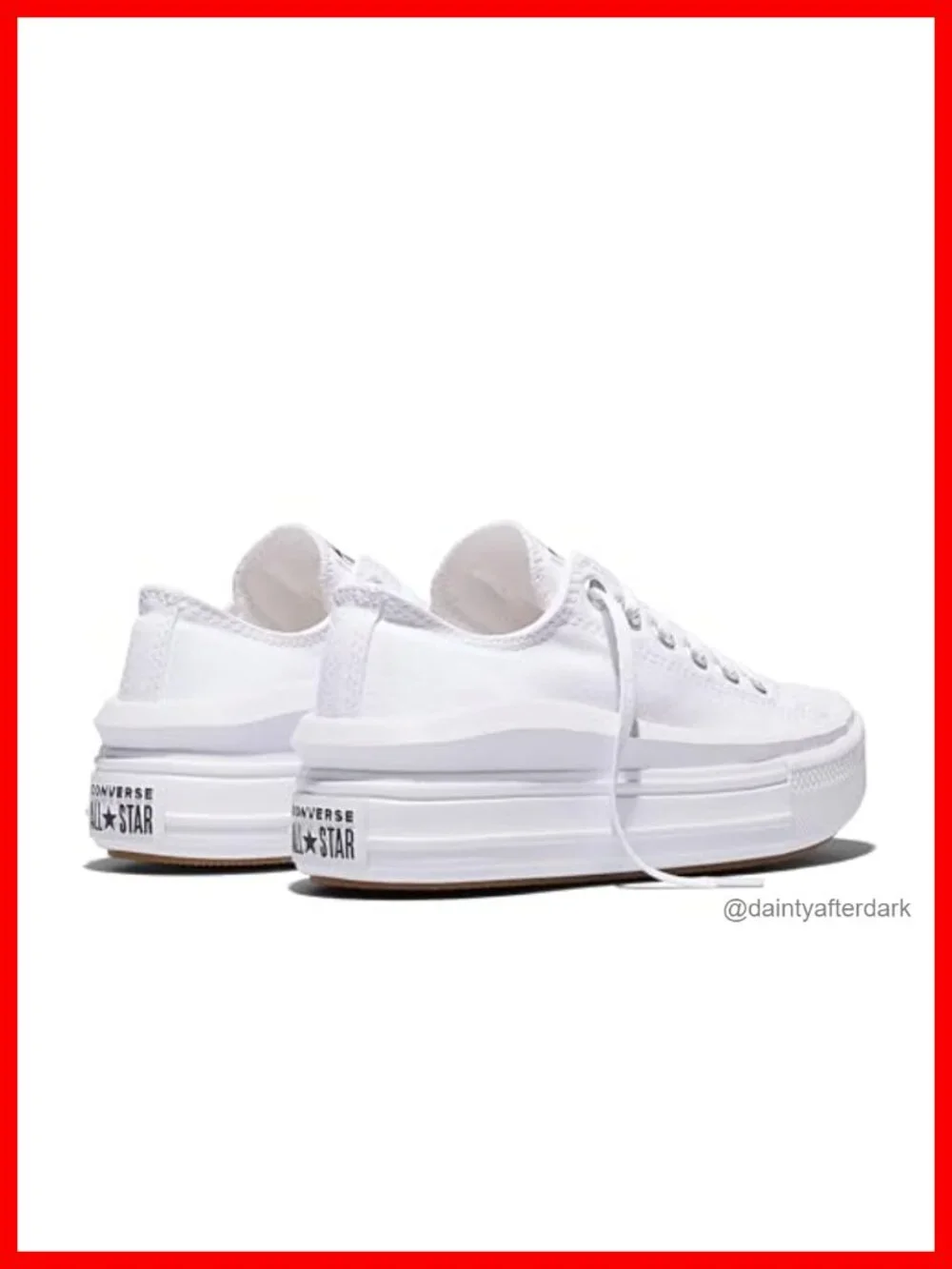 Converse Chuck Taylor All Star Canvas Platform Low Top Sneakers Women's